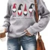 Barlver Femmes De Noël Polaire Pulls À Manches Longues Fuzzy Sweatshirts Vacances Graphique Chemises -Oui || N/A || pearhead 71f1DVhKL. AC UL1200