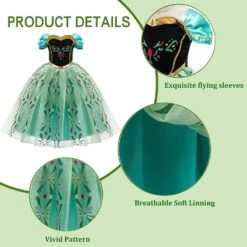 IDOTTA Princesse Costume Fantaisie Cosplay Habillage Pour Filles Party Pageant Anniversaire Halloween Noël Avec Accessoires -Oui || N/A || pearhead 71fMQU7HSSL. AC UL1500