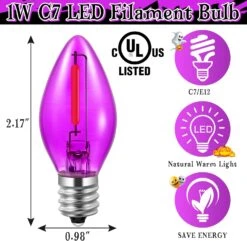 Enhon Accessoire Cordon Avec 1 LED Ampoule, Souffler Moule Lumière Avec C7 Lampe, Noir Cordon Avec On/Off Switch Plug, Village Lumière Pour Halloween Vacances De Noël Intérieur Décor Artisanat Projets (Purple) -Oui || N/A || pearhead 71gKn5XxD5L. AC SL1500