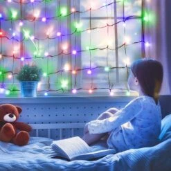 Lampes De Filet De Noël LED DEPMEM Décorations De Noël En Plein Air 120Led 6Ftx4Ft Connectable Waterptoof Mesh Net Lights For Trees Bush Wedding Garden Outdoor Christmas Decorations ( Multicolore ) -Oui || N/A || pearhead 71gmObNMzrL. AC SL1500