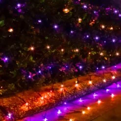 Solar Net Halloween Lights Violet & Orange, 204 LED Net Lights Outdoor Mesh Lights, Étanche 8 Modes Solar Powered String Lights Pour Jardin, Cour, Buissons, Tronc, Arbre De Noël Decor-9.8ft X 6.6ft 9 Solar Net Halloween Lights Violet & Orange, 204 LED Net Lights Outdoor Mesh Lights, Étanche 8 Modes Solar Powered String Lights Pour Jardin, Cour, Buissons, Tronc, Arbre De Noël Decor-9.8ft X 6.6ft -Oui || N/A || pearhead 71gsdxIcpqL. AC SL1500