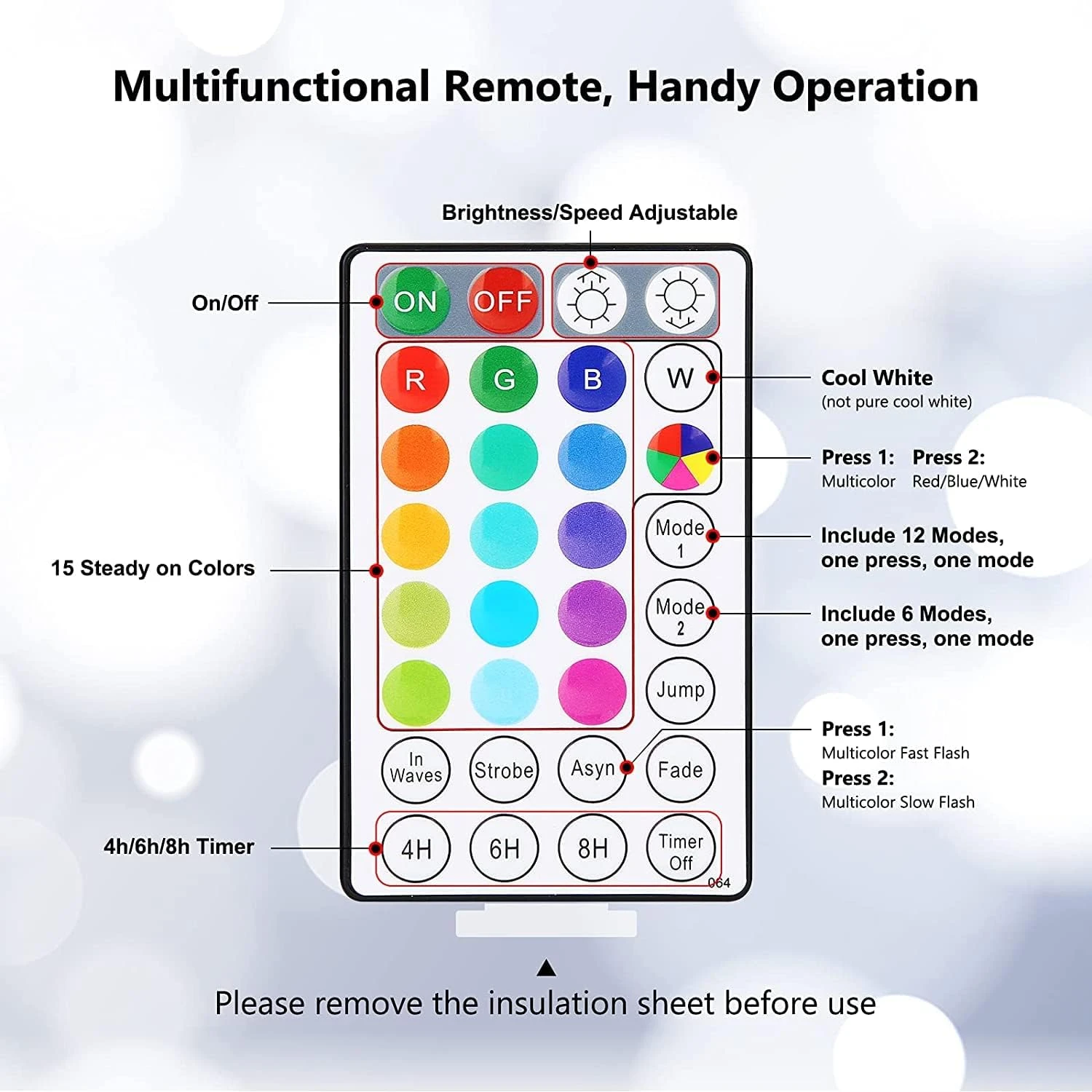 Lumières De Noël Changeantes De Couleur IBaycon 300 LED, 98 Pieds 17 Couleurs Lumières De Cordes D'Halloween Extérieur, Lumières D'arbre De Fée Avec Télécommande Et Amp; Branchez-vous Pour La Chambre Décorations De Fête Intérieure Imperméable 9 Lumières De Noël Changeantes De Couleur IBaycon 300 LED, 98 Pieds 17 Couleurs Lumières De Cordes D'Halloween Extérieur, Lumières D'arbre De Fée Avec Télécommande Et Amp; Branchez-vous Pour La Chambre Décorations De Fête Intérieure Imperméable - Image 7