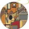 Petits Ornements De Noël Petit Cadeau Pour Femme, Funky Fractal Geometric Square Formed Background Acoustic Guitar Art, Pale Yellow -Oui || N/A || pearhead 71hsv2MbV0L. AC SL1500 1