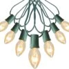 LIDORE Clair De Noël Lumière C7 En Plein Air Chaîne Lumières Toit-ligne Suspendue Lumière Chaîne Pour Patio Patio Arrière-cour Fête Décoration E12 Base Blanc Chaud -Oui || N/A || pearhead 71i0l0IsZHL. AC SL1500