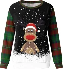 GREGG Femmes Sweatshirts De Noël Graphique Imprimer Chemises Lâche Automne Tops Crewneck Pullover À Manches Longues Casual Blouse -Oui || N/A || pearhead 71iSaTg5KXL. AC UL1500