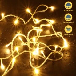 EXF 2-Pack Connectable Lumières De Noël, Total 240LED Imperméable Fil Clair String Lumières Intérieur / Extérieur, 8 Modes Scintillement Lumières Pour La Chambre, Jardin, Décorations D'arbre De Noël (blanc Chaud) -Oui || N/A || pearhead 71jNPIfvecL. AC SL1500