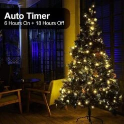 Feux De Noël MASHANG, Feux De Chaîne D'extérieur à 18 Pieds 50 LED Avec Minuterie Et 8 Modes, Foudre étanche à Piles 3AA Pour Décoration Extérieure Et Intérieure ( Blanc Chaud ) 14 Feux De Noël MASHANG, Feux De Chaîne D'extérieur à 18 Pieds 50 LED Avec Minuterie Et 8 Modes, Foudre étanche à Piles 3AA Pour Décoration Extérieure Et Intérieure ( Blanc Chaud ) -Oui || N/A || pearhead 71jNa3Wc NL. AC SL1001