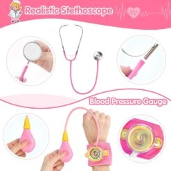 Loscola Doctor Kit For Kids, Toddler Doctor Kit With Toy Dog, Real Stethoscope, Doctor Costume & Carrying Bag, Faire Semblant De Jouer Doctor Playset Jouets Pour Garçons Filles Anniversaire De Noël Cadeaux Âge 3 4 5 6 -Oui || N/A || pearhead 71kCiEJjyL. AC SL1500