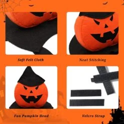 Costumes Pour Chiens HOTMAI, Costume Pour Animaux De Compagnie Brillant Pour La Nuit, Lumières LED Intégrées, Costume Pour Animaux De Noël De Thanksgiving Pour Petits Chiens Et Chats De Taille Moyenne, Accessoires Pour Cosplay De Chiots -00M -Oui || N/A || pearhead 71kEI2LBfCL. AC SL1500