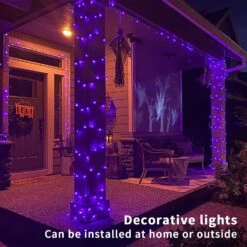 Feux Solaires SOLARBABY, 8 Modes Feux Solaires Décoratifs De Noël Extérieur Imperméable 200 Led Solar Fairy Lights Blanc Pour La Maison Jardin Mariage Patio Party Holiday-2 Pack -Oui || N/A || pearhead 71kPmvylIZL. AC SL1500