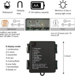 Lumières De Noël NIOSTA C6, Lumières à Cordes Actionnées Par Batterie Aux Fraises Avec Minuterie, Lumières De Noël 50 LED 26Ft Avec 8 Modes D'éclairage Pour Décorations De Noël Extérieures Intérieures De L'arbre De Noël, Multicolore 17 Lumières De Noël NIOSTA C6, Lumières à Cordes Actionnées Par Batterie Aux Fraises Avec Minuterie, Lumières De Noël 50 LED 26Ft Avec 8 Modes D'éclairage Pour Décorations De Noël Extérieures Intérieures De L'arbre De Noël, Multicolore -Oui || N/A || pearhead 71kVmMK7wL. AC SL1500