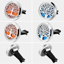 2 Pièces 316L Serrure à Clip à Ventilateur à Ventilateur à Air En Acier Inoxydable Pour L'aromathérapie En Acier Inoxydable Avec 48 Pièces De Rechange Pour Le Cadeau De Noël Pour La Saint-Valentin (modèles D'arbre) 12 2 Pièces 316L Serrure à Clip à Ventilateur à Ventilateur à Air En Acier Inoxydable Pour L'aromathérapie En Acier Inoxydable Avec 48 Pièces De Rechange Pour Le Cadeau De Noël Pour La Saint-Valentin (modèles D'arbre) -Oui || N/A || pearhead 71ktPS585wL. SL1500