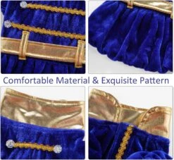 Costume De Chien Prince Costume D'Halloween Pour Petits Chiens Moyens Costume D'animal Avec Couronne En Saphir Pour Halloween Noël Fête D'anniversaire -Oui || N/A || pearhead 71m7K6bkweL. AC SL1001