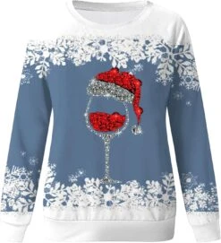 Femmes De Noël Graphique Sweatshirts À Manches Longues Solide T Chemises Crewneck Pullover Tops Relaxed Fit Mid Sweats 7 Femmes De Noël Graphique Sweatshirts À Manches Longues Solide T Chemises Crewneck Pullover Tops Relaxed Fit Mid Sweats -Oui || N/A || pearhead 71mBqjHsYfL. AC UL1500