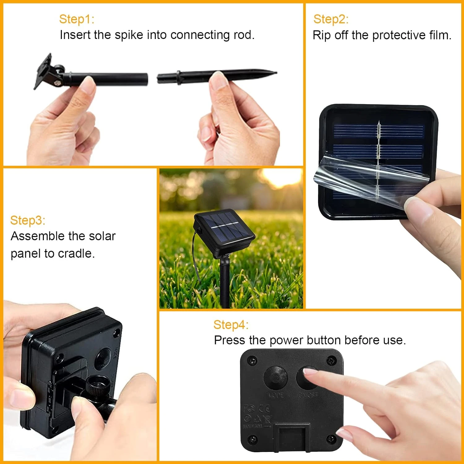 Micacorn Solar String Light Garden, Blossom Solar Powered Fairy Lights 23ft 8 Modes 50 LED Waterproof Flower String Lights Pour Mariage En Plein Air Fête De Noël Décorations De Vacances 8 Micacorn Solar String Light Garden, Blossom Solar Powered Fairy Lights 23ft 8 Modes 50 LED Waterproof Flower String Lights Pour Mariage En Plein Air Fête De Noël Décorations De Vacances - Image 6