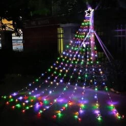 PUHONG Christmas Decoration Outdoor Star String Lights, 16.4Ft Christmas Tree Toppers Lights 320 LED 8 Memory Modes With 14 & Quot; Étoile éclairée Pour Halloween Noël Nouvel An An Anniversaire De Vacances Anniversaire 11 PUHONG Christmas Decoration Outdoor Star String Lights, 16.4Ft Christmas Tree Toppers Lights 320 LED 8 Memory Modes With 14 & Quot; Étoile éclairée Pour Halloween Noël Nouvel An An Anniversaire De Vacances Anniversaire -Oui || N/A || pearhead 71n75pB87aL. AC SL1000