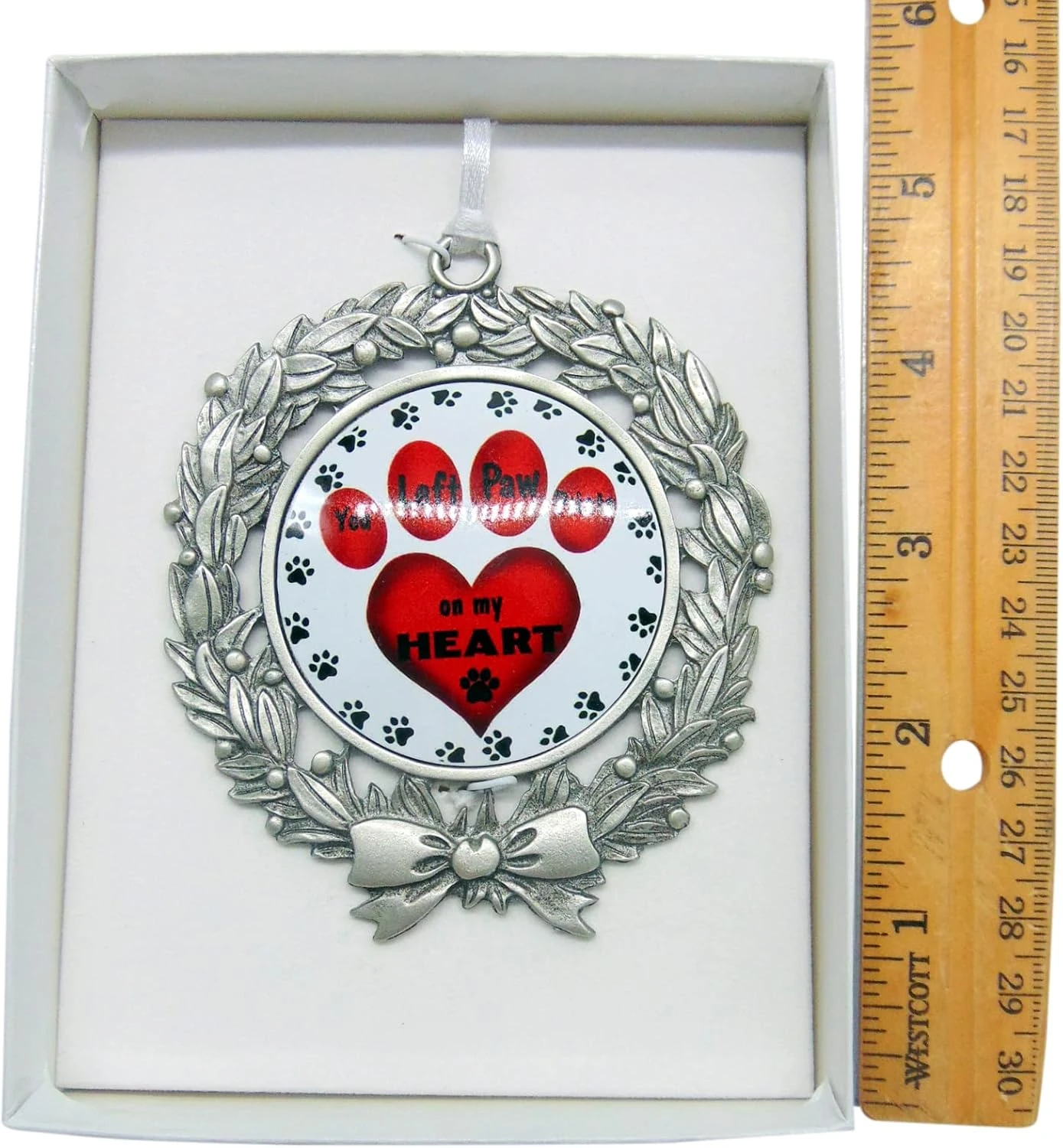 Ornement Pour Animaux De Compagnie En Mémoire Chien De Noël Décoration D'arbre De Deuil Souvenir De La Perte De L'amour De La Boîte Mémorial 4 Ornement Pour Animaux De Compagnie En Mémoire Chien De Noël Décoration D'arbre De Deuil Souvenir De La Perte De L'amour De La Boîte Mémorial - Image 2
