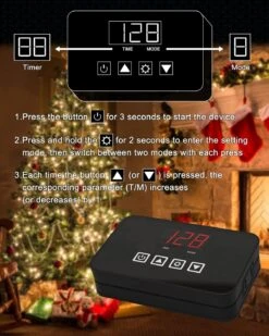 OBOLED Contrôleur De Lumière Pour Lumières De Noël Décorations D'Halloween Intérieur Décorations Extérieures 24 Heures Minuterie 8 Flash éblouissant/Fade Fonctions Twinkle, Éclaboussure, Étoiles De Tir, Empilage Etc -Oui || N/A || pearhead 71nl6ZAAupL. AC SL1500