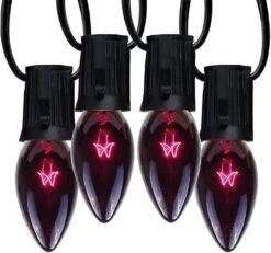 CHYParty C7 Halloween Lumières, 25Ft Noir Violet Incandescent Halloween En Plein Air String Lumières, Connectable Vintage Lumières De Noël Pour Extérieur Patio Home Party Jardin Jardin Décorations -Oui || N/A || pearhead 71nzbKhtVFL. AC SL1500