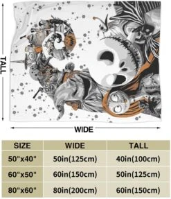 Ultra Doux Jack De Noël Jet Couverture Chaud Lit Flanelle Couvertures Pour Voyager Camping Canapé Chambre Salon Décor Cadeaux 50"x40 & #34 9 Ultra Doux Jack De Noël Jet Couverture Chaud Lit Flanelle Couvertures Pour Voyager Camping Canapé Chambre Salon Décor Cadeaux 50"x40 & #34 -Oui || N/A || pearhead 71pk3zxgTL. AC SL1500