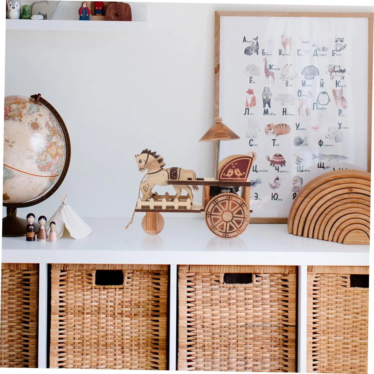 ARTIBETTER Mechanic Gift 1 Pc En Bois Carriage Modèle De Noël Décor Miniture Décoration Vintage Main Musical Boxes Éducatif En Bois Remonter Musique Carriage Classique Voiture Modèle Musique 4 ARTIBETTER Mechanic Gift 1 Pc En Bois Carriage Modèle De Noël Décor Miniture Décoration Vintage Main Musical Boxes Éducatif En Bois Remonter Musique Carriage Classique Voiture Modèle Musique - Image 2