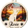 Personnalisé Cat Memorial Suncatcher, Ornement Chat Personnalisé, Ornement Mémorial Chat, Perte De Pet Cat Ornament, Cadeau De Sympathie, Cadeau Mémorial Chat, Arbre De Noël Cat Suncatcher, Cadeaux Cat Lovers -Oui || N/A || pearhead 71q6WnMehOL. AC SL1500