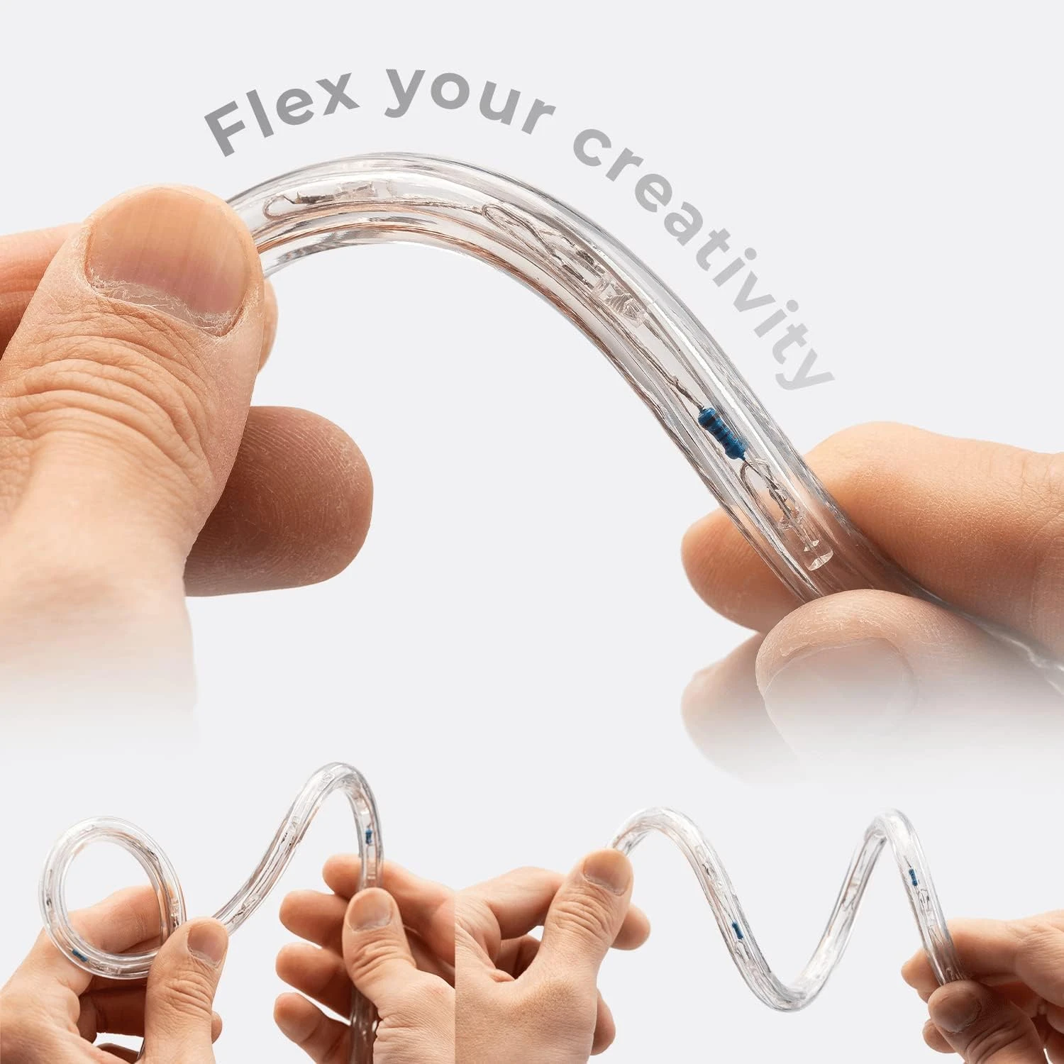 Ouest Ivoire 288LEDs, 25ft Bleu LED Corde Lumière W/ 8 Mode 1/2" Épais, Contrôleur Connectable Extérieur Permanent Imperméable Accent Éclairage Extérieur, ETL Certifié, Vacances Noël Backyard Décor 6 Ouest Ivoire 288LEDs, 25ft Bleu LED Corde Lumière W/ 8 Mode 1/2" Épais, Contrôleur Connectable Extérieur Permanent Imperméable Accent Éclairage Extérieur, ETL Certifié, Vacances Noël Backyard Décor - Image 4