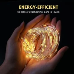 Blingstar Fairy Lights Fonctionne Sur Batterie, 2 Pack Chaque 100 LED 3AAA Battery String Lights Mini Lights étanche De Noël Pour Bedroom Party Wedding Camping Indoor Outdoor Decoration, Warm White 33ft -Oui || N/A || pearhead 71qslmBV3fL. AC SL1500