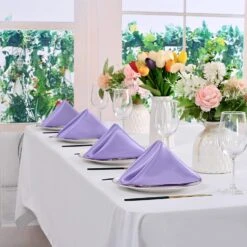 Serviettes Satin Lavande 40 Pcs Violet Satin Serviettes En Tissu Carré 17" Doux Lisse Serviettes De Table Serviettes Lavables Serviettes En Tissu Pour Mariages Fêtes Dîner De Noël Thanksgiving Noël (Lavender) -Oui || N/A || pearhead 71rZpI5u2IL. AC SL1500