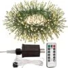 ZELUXDOT Plug In Firecracker Lights 20FT 200 LED Fil Vert Cuivre Cordes Lumières Fées Intérieures Avec Télécommande Pour Chambre à Coucher,Mariage,Anniversaire, Fête, Arbre De Noël,Jardin,Patio -Oui || N/A || pearhead 71rfUOvbujL. AC SL1000