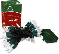 KOUQIYA Batterie Fonctionné Lumières De Noël, 33ft 100 LED Batterie Fonctionné Chaîne Lumières Avec Minuterie 8 Modes Étanche Chaîne Lumières Pour Noël Extérieur Intérieur Jardin Party Décor, Blanc Frais 15 KOUQIYA Batterie Fonctionné Lumières De Noël, 33ft 100 LED Batterie Fonctionné Chaîne Lumières Avec Minuterie 8 Modes Étanche Chaîne Lumières Pour Noël Extérieur Intérieur Jardin Party Décor, Blanc Frais -Oui || N/A || pearhead 71rgX40X2iL. AC SL1500
