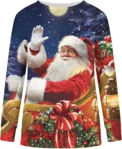 Mnyycxen Lâche Casual Femmes Sweatshirt De Noël Crewneck Preppy Mignon Chemise Vêtements Confortable À Manches Longues Tops Teen Girl Blouse -Oui || N/A || pearhead 71rx6zbwt2L. AC UL1500