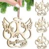 Noël Paw Ornement Pendentif Décoration - Chien Chat Et Neige Personnalisé Décoration Cadeau Pour Animaux Amoureux Navidad Nouvel An 2022 (cat Patte 1pcs) -Oui || N/A || pearhead 71rzWmppTAL. AC SL1500
