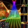 Lumières De Décorations De Noël En Plein Air Avec Étoile, Smart DIY Affichage Personnalisé 11.8Ft 64 Modes Yard Waterfall Tree Halloween String Lights, App Control 344LED RGB Changement De Couleur Music Timer Pour Xmas Tree -Oui || N/A || pearhead 71sRIs87VuL. AC SL1500