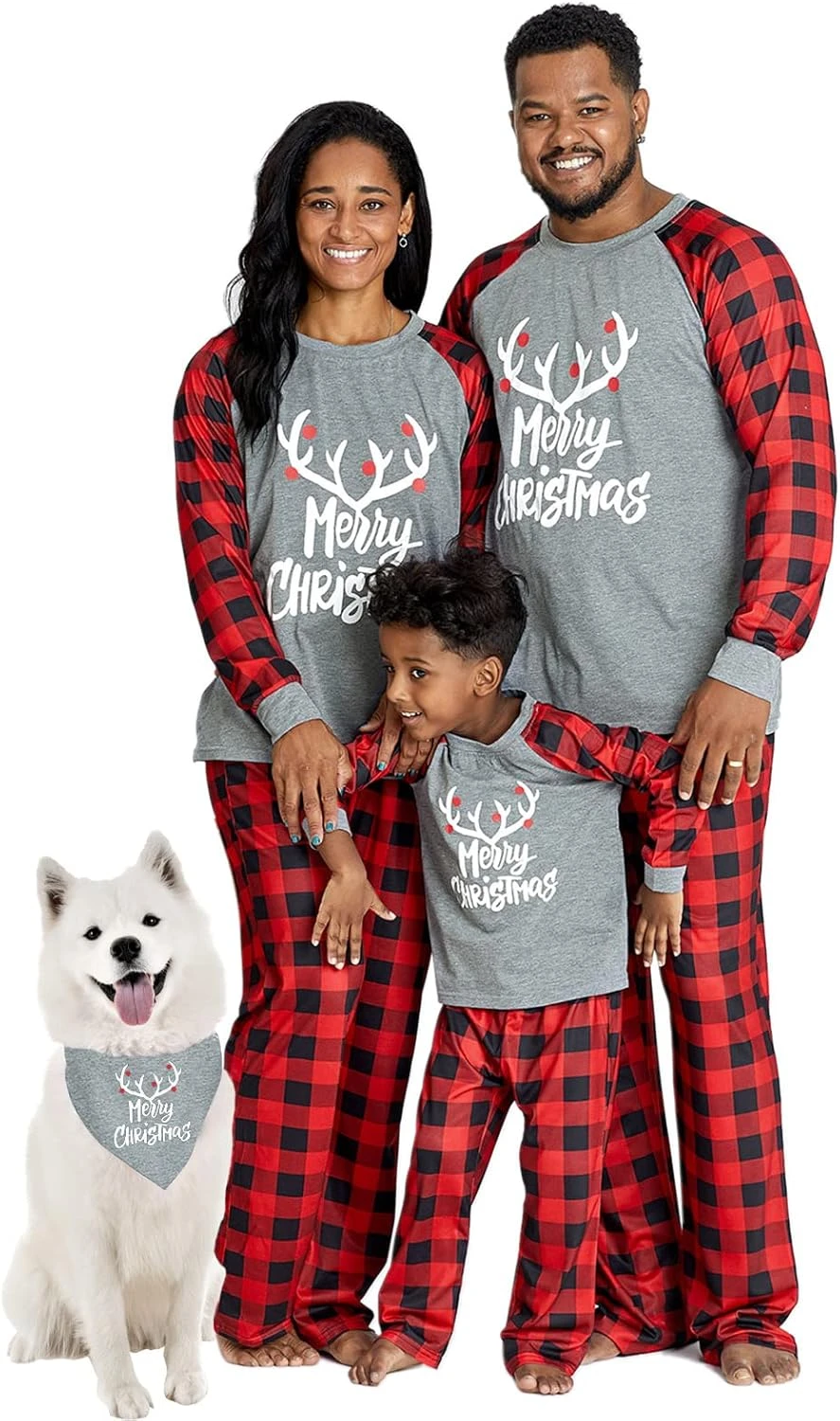 Le Pyjama Familial Assorti à L'IFFEI Met En Place Des Pyjamas De Noël Avec Des Tons à Manches Longues Imprimés Et Des Vêtements De Salon 5 Le Pyjama Familial Assorti à L'IFFEI Met En Place Des Pyjamas De Noël Avec Des Tons à Manches Longues Imprimés Et Des Vêtements De Salon - Image 4