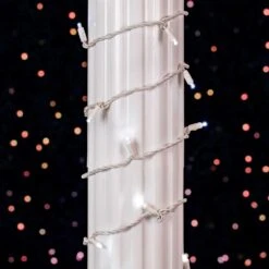 Nouveauté Lumières 10 Lumière LED Noël Mini Light Set, Rideau Extérieur Couronne Artisanat Bouteille Chaîne Lumières, Blanc Pur, Non-Connectable, Fil Blanc, 5 Pieds -Oui || N/A || pearhead 71soFM9WmIL. AC SL1500 1