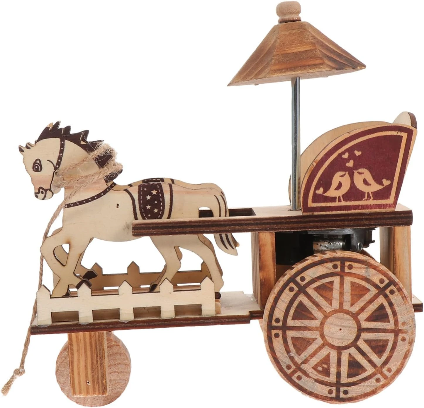 ARTIBETTER Mechanic Gift 1 Pc En Bois Carriage Modèle De Noël Décor Miniture Décoration Vintage Main Musical Boxes Éducatif En Bois Remonter Musique Carriage Classique Voiture Modèle Musique 3 ARTIBETTER Mechanic Gift 1 Pc En Bois Carriage Modèle De Noël Décor Miniture Décoration Vintage Main Musical Boxes Éducatif En Bois Remonter Musique Carriage Classique Voiture Modèle Musique