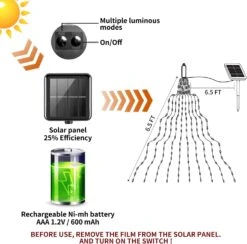 Lumières à Cordes Solaires SOARRUCY - Décorations De Fêtes De Jardin De Noël, 10 Brins 200 LEDs Lumières De Fées Solaires Luminaires Solaires En Fil De Cuivre étanche Pour L'extérieur, Jardin, Arbre De Noël Halloween Home 13 Lumières à Cordes Solaires SOARRUCY - Décorations De Fêtes De Jardin De Noël, 10 Brins 200 LEDs Lumières De Fées Solaires Luminaires Solaires En Fil De Cuivre étanche Pour L'extérieur, Jardin, Arbre De Noël Halloween Home -Oui || N/A || pearhead 71ubJywBoL. AC SL1500