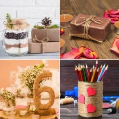 Ficelle De Jute Tenn Well, 300 Pieds 2,32 Mm Ficelle De Jardin Naturel 6 Plis, Ficelle De Ficelle Robuste Pour Le Jardinage, Emballage De Cadeaux, Artisanat, Emballage, Décoration De Noël -Oui || N/A || pearhead 71ue15bbDYL. AC SL1001