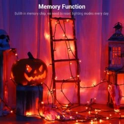 BrizLabs Halloween Orange Lights, 78.74ft 240 LED Orange String Lights, Mini Lumières Extérieures Halloween Connectables, 8 Modes Plug-in LED String Lights étanches Pour Extérieur Noël Halloween Tree Decor 12 BrizLabs Halloween Orange Lights, 78.74ft 240 LED Orange String Lights, Mini Lumières Extérieures Halloween Connectables, 8 Modes Plug-in LED String Lights étanches Pour Extérieur Noël Halloween Tree Decor -Oui || N/A || pearhead 71ufywLxj1L. AC SL1500