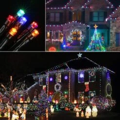 Feux De Noël De La Batterie Toodour, Feux De Corde De Noël 200 LED 68,9 Pieds Avec 8 Modes Twinkle, Minuterie, Feux De Chaîne étanches à Piles Pour La Maison, La Fête, Les Vacances, Le Décor De Noël - Multicolore 13 Feux De Noël De La Batterie Toodour, Feux De Corde De Noël 200 LED 68,9 Pieds Avec 8 Modes Twinkle, Minuterie, Feux De Chaîne étanches à Piles Pour La Maison, La Fête, Les Vacances, Le Décor De Noël - Multicolore -Oui || N/A || pearhead 71vKRgWahKL. AC SL1000