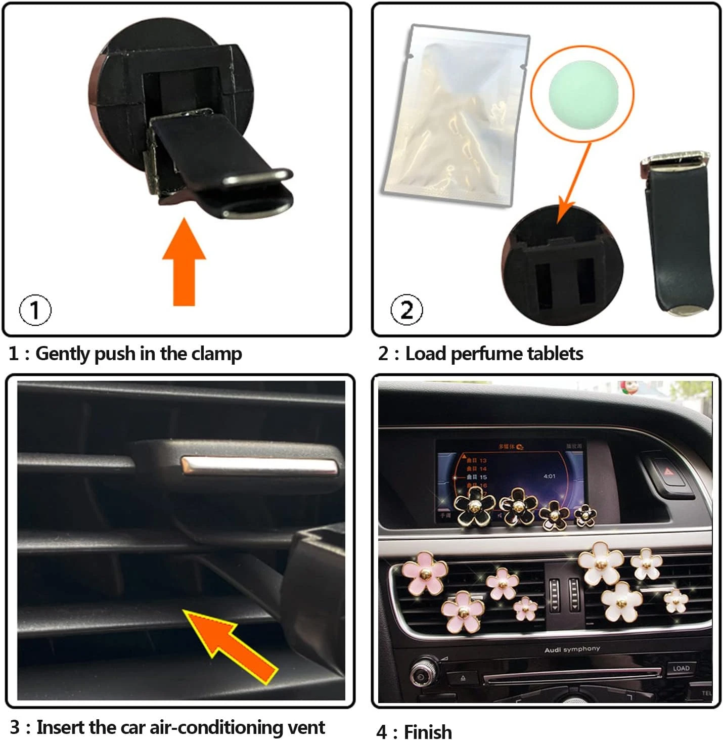 Voiture Air Freshener Vent Clips Pour Femmes 8 Pièces Mignon Voiture Vent Clips Décorations Daisy Fleur Voiture Accessoires Air Freshener Clips Pour Salle De Bains Chambre Thanksgiving Noël Anniversaire Filles Cadeau 6 Voiture Air Freshener Vent Clips Pour Femmes 8 Pièces Mignon Voiture Vent Clips Décorations Daisy Fleur Voiture Accessoires Air Freshener Clips Pour Salle De Bains Chambre Thanksgiving Noël Anniversaire Filles Cadeau - Image 5