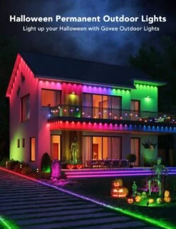 Povee Permanent Outdoor Lights, Smart RGBIC Outdoor Lights Avec 75 Modes Scène, 100ft Avec 72 LED Eaves Lights IP67 Étanche Pour Halloween, Noël, Nouvel An, Travailler Avec Alexa, Google Assistant -Oui || N/A || pearhead 71vtCpYMROL. AC SL1500