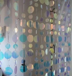 Treknature 20Pcs Sequin Beaded Curtain String Panel Mural Installation Facile Utilisé Pour Les Portes, La Chambre Closet Door Stage Festivals Mariage Fournitures De Noël