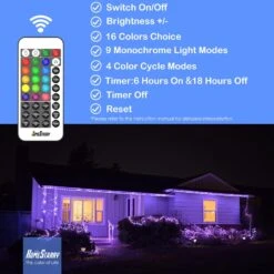 Lumières De Cordes Extérieures, 80 Lumières De Cordes Ft 240 LEDs Lumières à Changement De Couleur Avec Télécommande, Lumières étanches Plug-in Outdoor Fairy Lights Lights Twinkle Pour Mariage, Terrasse, Jardin, Décoration De Noël, 16 Couleurs -Oui || N/A || pearhead 71yIgM7 FL. AC SL1500