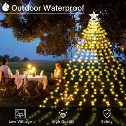 ZCWZMW Décorations De Noël Lumières Extérieures, 350 LEDs 8 Modes Lumières De Noël Avec Timer & Remote, Lumières D'arbre De Noël Avec Tree Topper Pour Yard,Mariage, Fête, Décorations De Noël (Warm White) 13 ZCWZMW Décorations De Noël Lumières Extérieures, 350 LEDs 8 Modes Lumières De Noël Avec Timer & Remote, Lumières D'arbre De Noël Avec Tree Topper Pour Yard,Mariage, Fête, Décorations De Noël (Warm White) -Oui || N/A || pearhead 810V7EX9QgL. AC SL1500