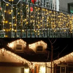 Feux à Glaçons à LED JIAMEIYI, Chaîne De Feux De Suspension De Fée De Rideaux 8 Modes 13FT 96 LED Plug De Noël Extensible En Lumières Pour Le Plafond De Fête Balcon Terroration Intérieure Extérieure En Patio (blanc Chaud, 4) -Oui || N/A || pearhead 810cgvtn8ES. AC SL1500