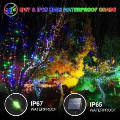 HRDJ Solar String Lights Outdoor, IP67 Étanche 2Pack Chaque 50FT 150LED 8Modes Solaire Fées Lumières Avec Minuterie Mémoire Pour Patio Noël Jardin Jardin Porche Clôture Décorations(Multicolor) -Oui || N/A || pearhead 810lVSzGCzL. AC SL1500