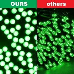 Dazzle Bright Green St. Lampes à Cordes Patrick's Day, 200 LED 66FT High Brightness Connectable Fairy String Lights, 8 Modes étanche Décorations De Noël En Plein Air Pour Décoration De Mariage De Fête De Noël En Intérieur -Oui || N/A || pearhead 810yoP4NzDL. AC SL1500