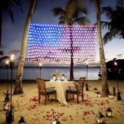 Cerflyer ( Nouveau ) Lumières De Drapeau Américain, Lumières De Chaîne De Drapeau Extérieur, 420 Ornements Patriotiques étanches LED Pour Le Memorial Day, 4 Juillet, Noël -Oui || N/A || pearhead 811FvrTfOyL. AC SL1500